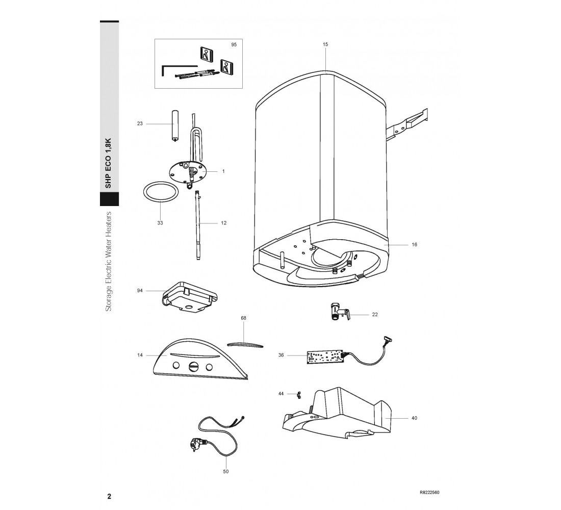 ARISTON SHP ECO 1,8K